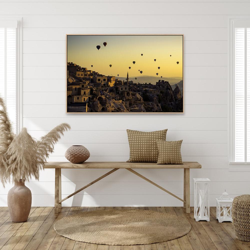 wall-art-print-canvas-poster-framed-Sunrise Over Cappadocia, By Yavus Pancereken-by-Plus X Studio-Gioia Wall Art