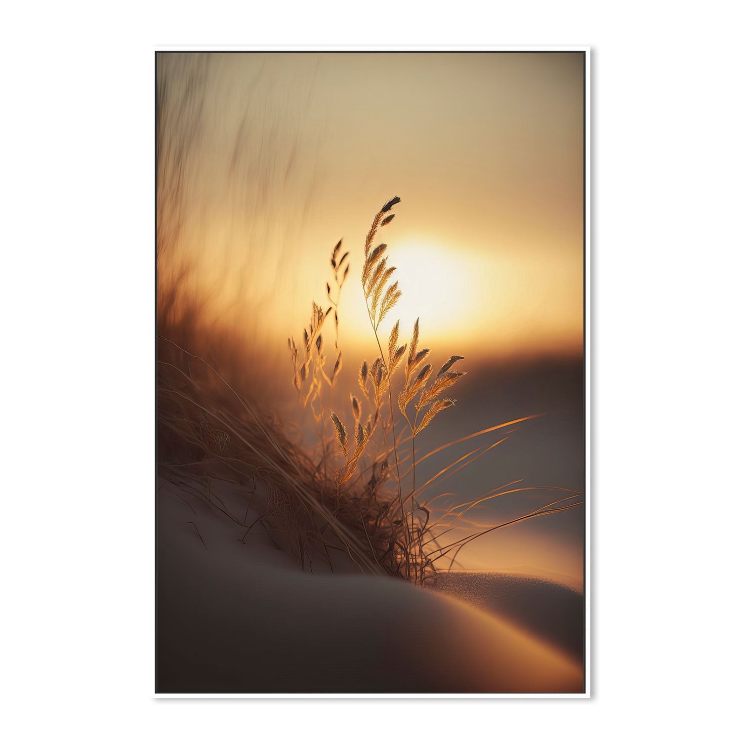 wall-art-print-canvas-poster-framed-Sunset At The Beach, Style A , By Treechild-GIOIA-WALL-ART