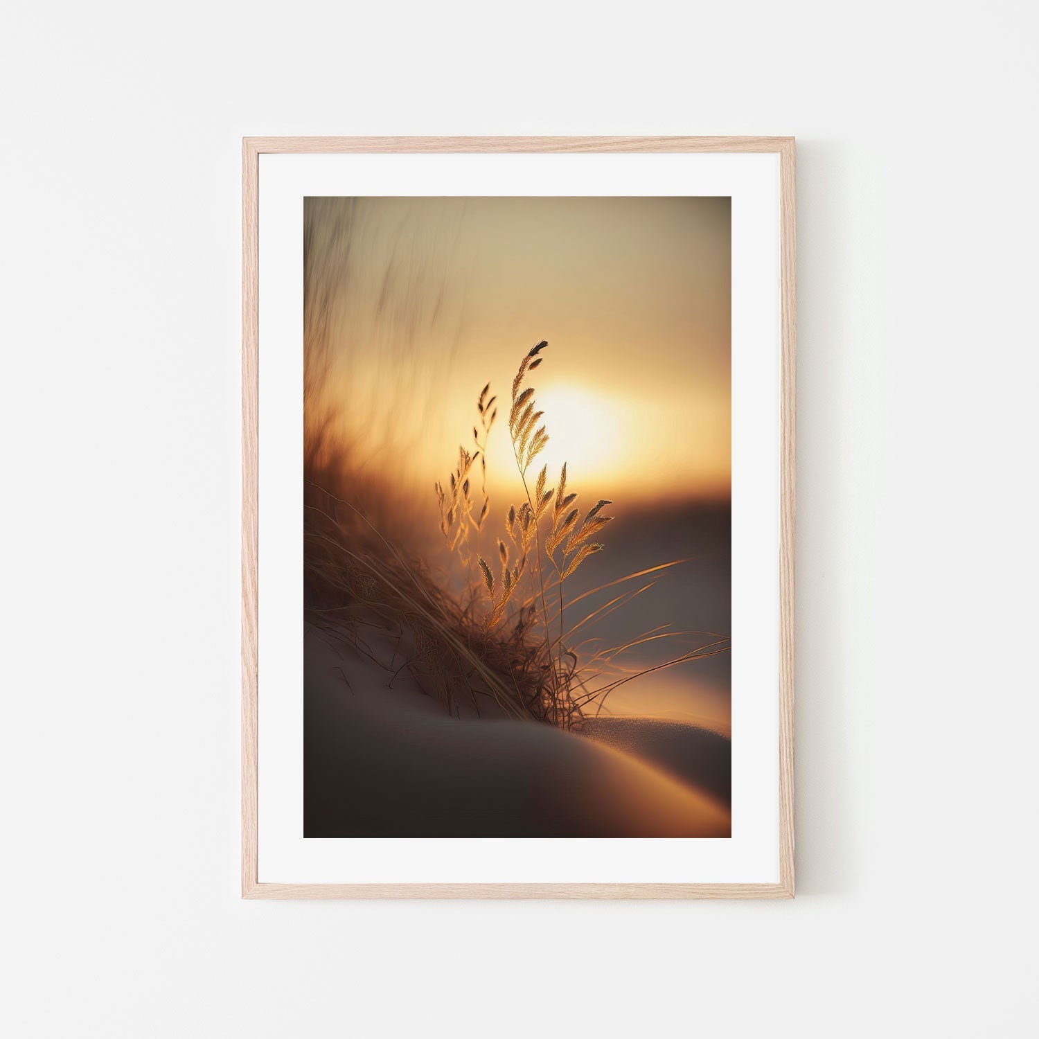 wall-art-print-canvas-poster-framed-Sunset At The Beach, Style A , By Treechild-GIOIA-WALL-ART