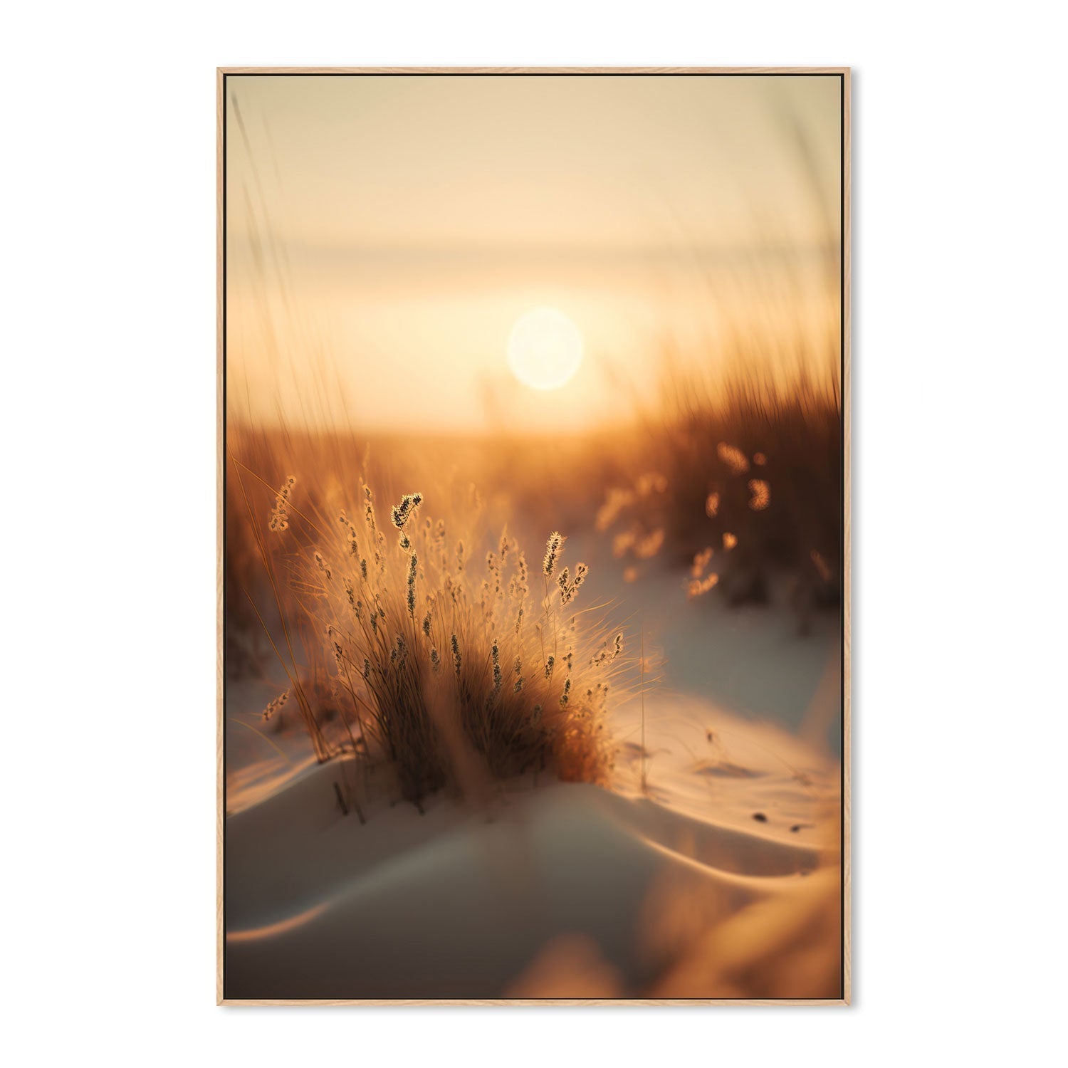 wall-art-print-canvas-poster-framed-Sunset At The Beach, Style B , By Treechild-GIOIA-WALL-ART