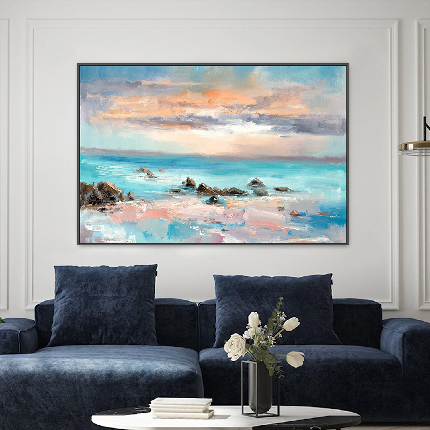 wall-art-print-canvas-poster-framed-Sunset Beach-2