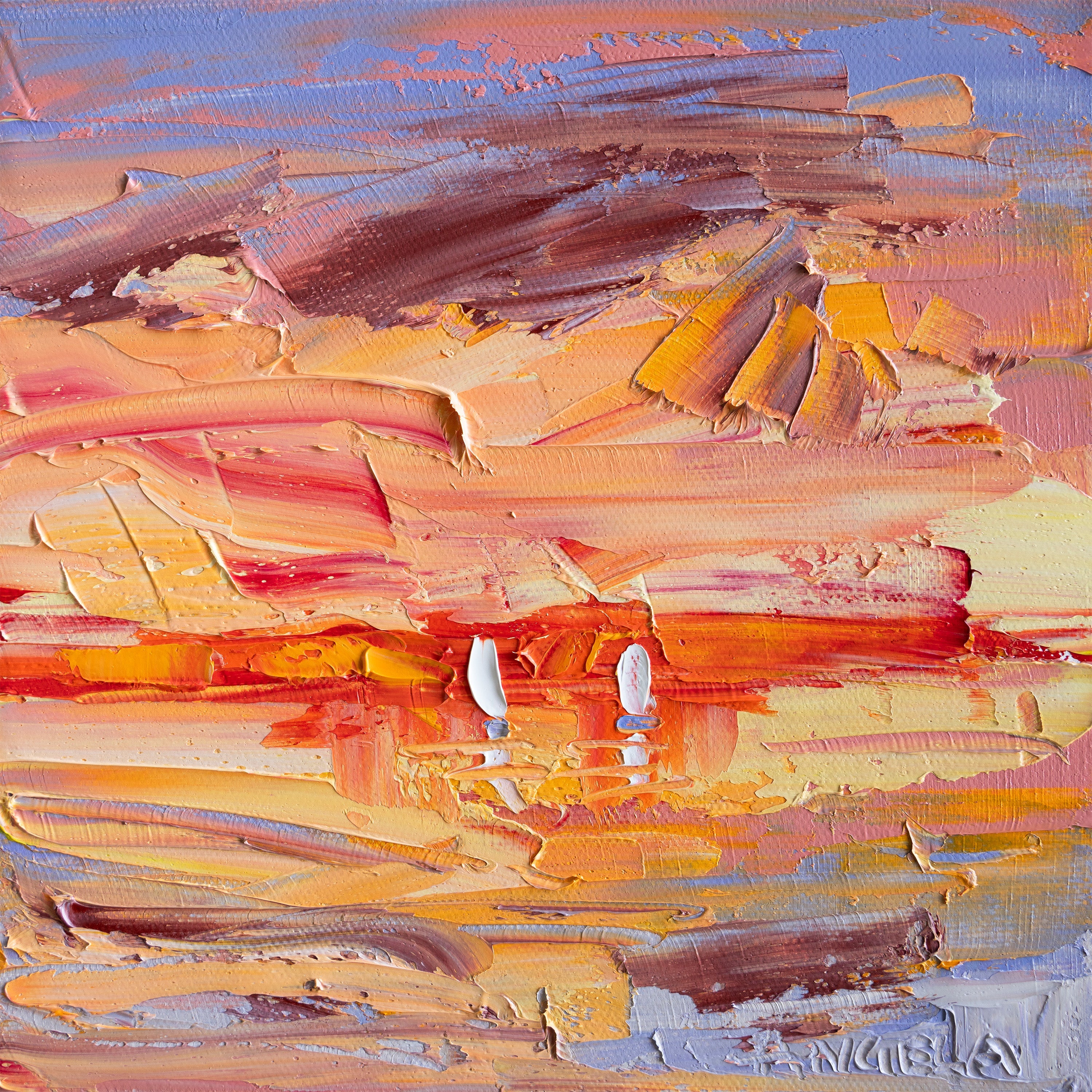 wall-art-print-canvas-poster-framed-Sunset Duet-1