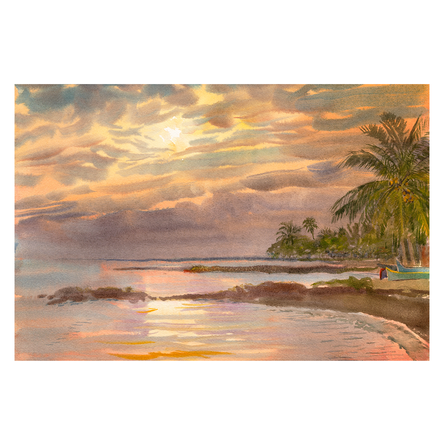 wall-art-print-canvas-poster-framed-Sunset Warmth , By David Dallison-1