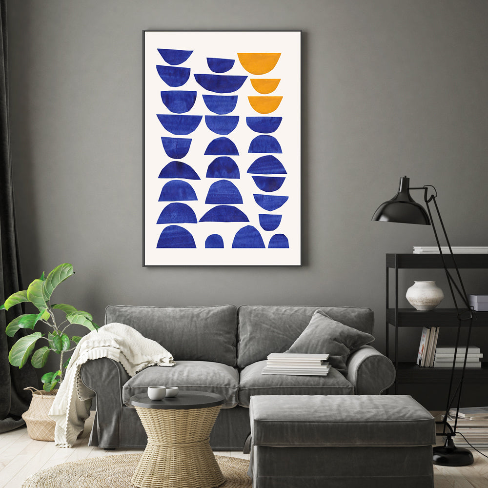 wall-art-print-canvas-poster-framed-Sunset Waves , By Ejaaz Haniff-GIOIA-WALL-ART