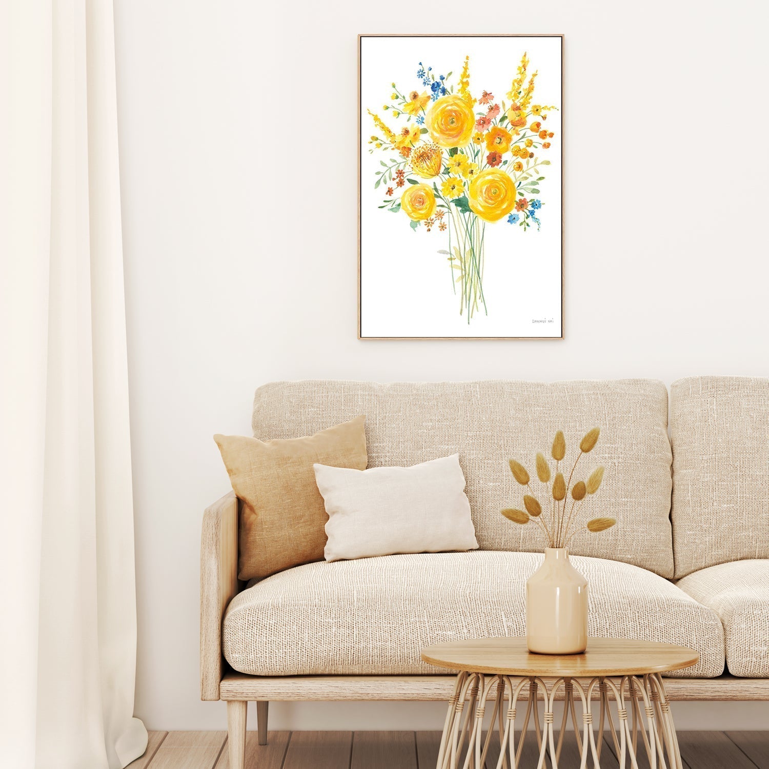 wall-art-print-canvas-poster-framed-Sunshine Bouquet, Style B-by-Danhui Nai-Gioia Wall Art