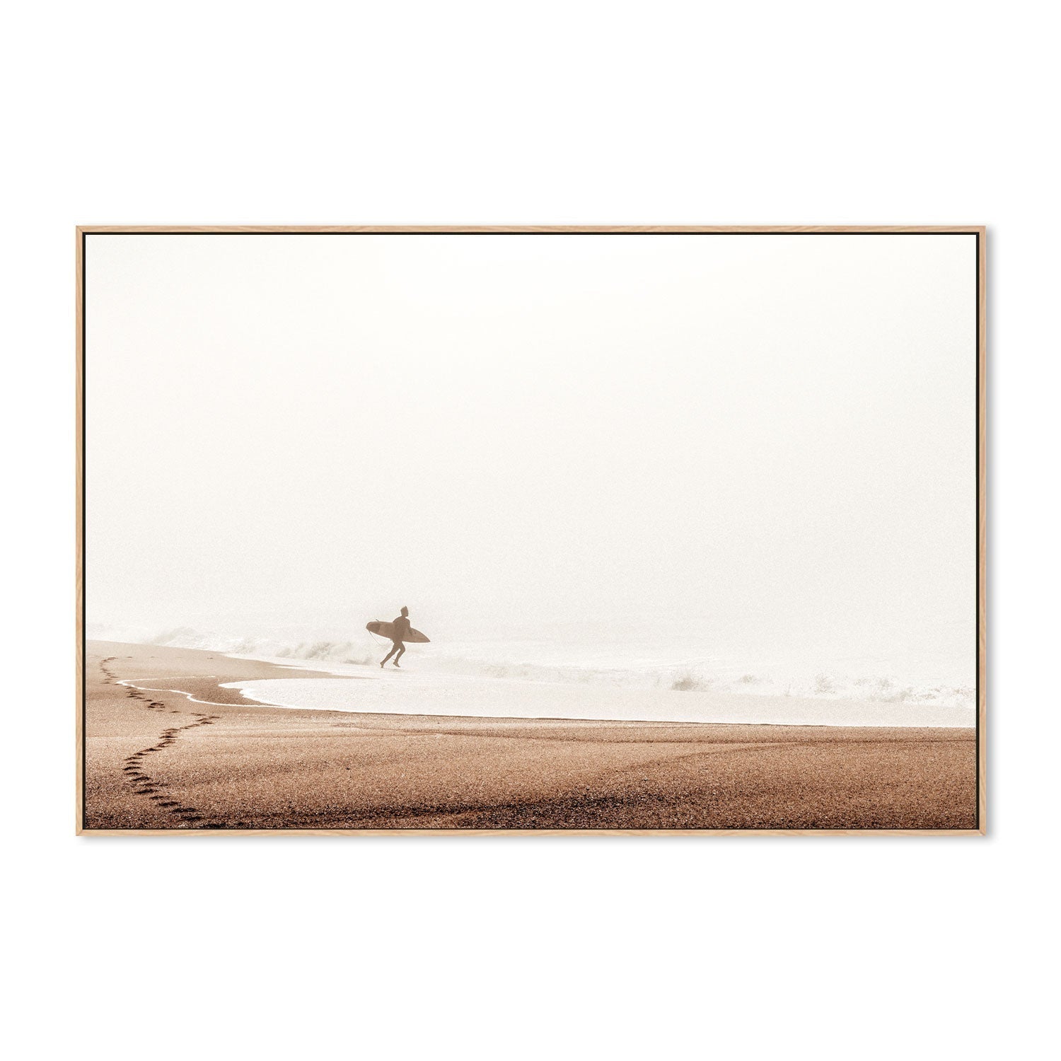 Surfer, by Dieter Reichelt-Gioia-Prints-Framed-Canvas-Poster-GIOIA-WALL-ART