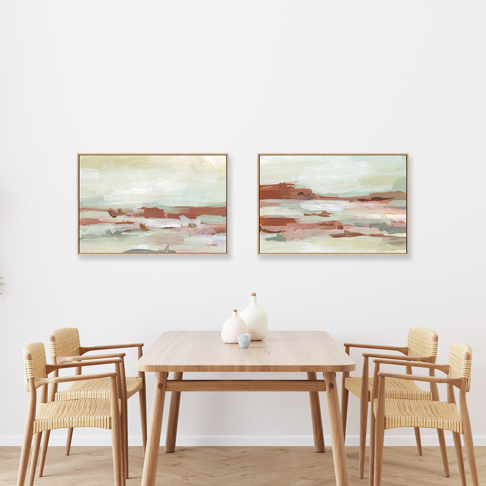 wall-art-print-canvas-poster-framed-Sweet Sage, Style A & B, Set Of 2-by-Emily Wood-Gioia Wall Art