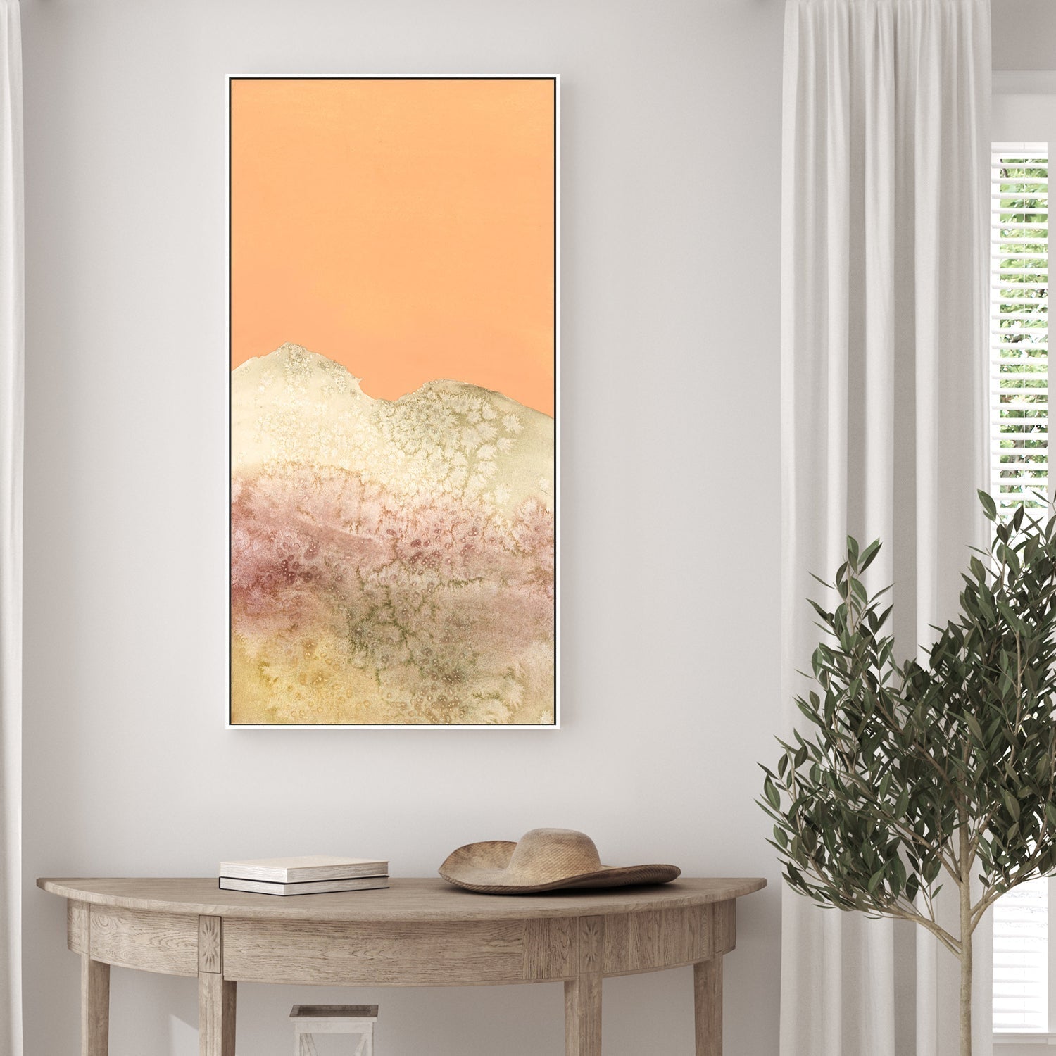 wall-art-print-canvas-poster-framed-Tangerine Hills, Style C , By Aubrey-2