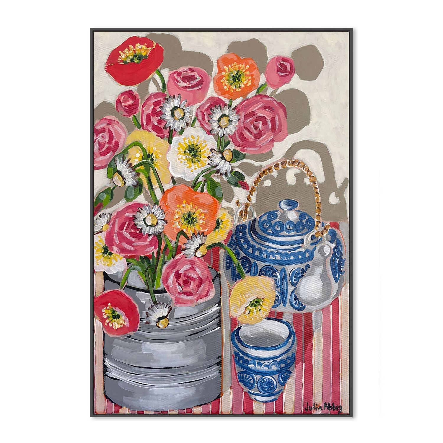 wall-art-print-canvas-poster-framed-Tea Time , By Julia Abbey-3