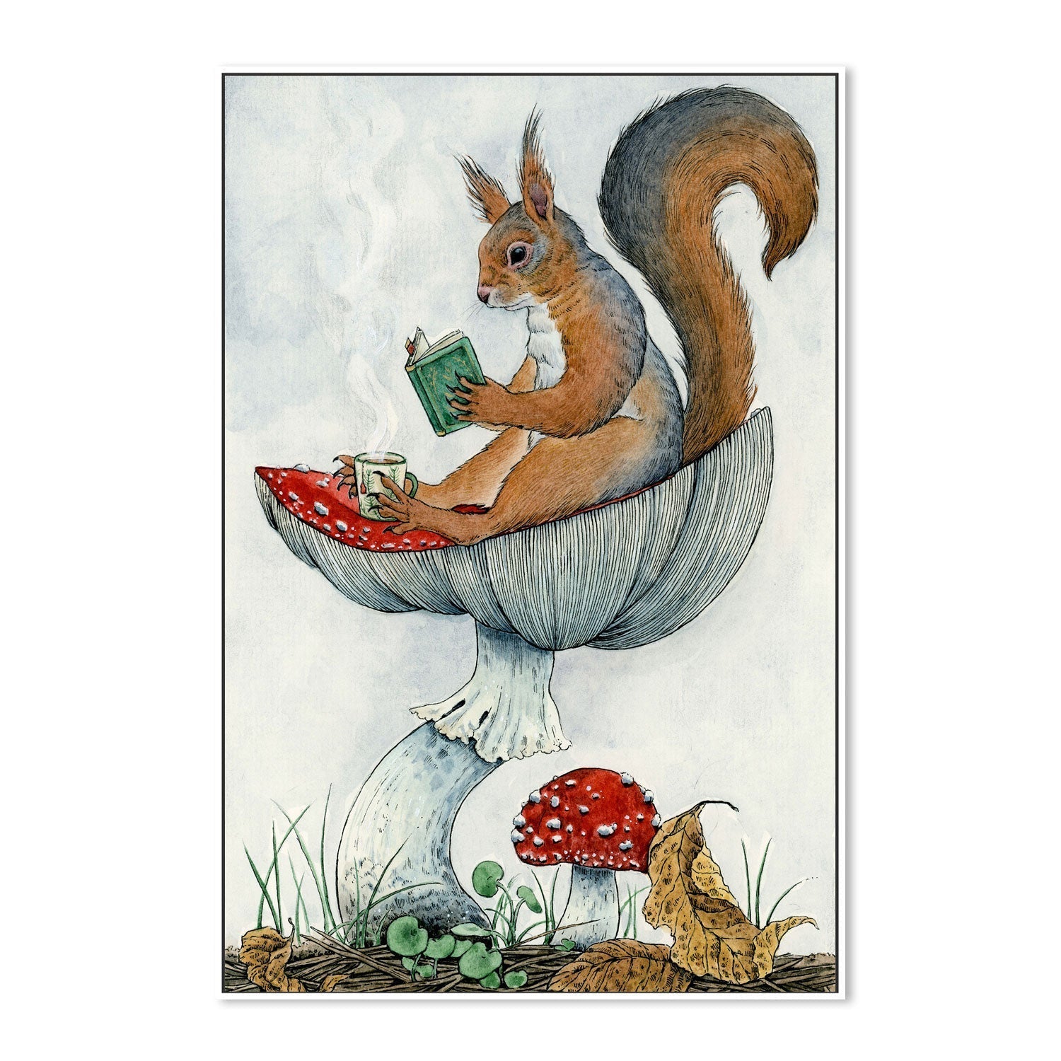 wall-art-print-canvas-poster-framed-Tea Time, By Lea Chaillaud-GIOIA-WALL-ART