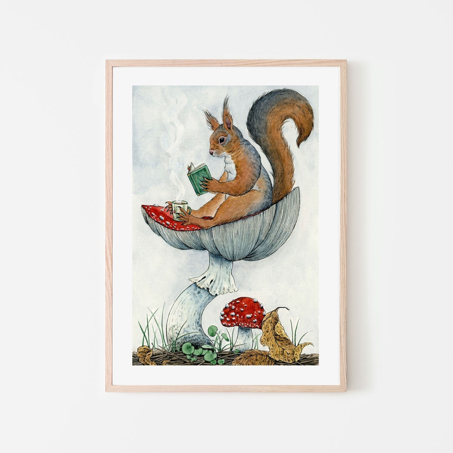 wall-art-print-canvas-poster-framed-Tea Time, By Lea Chaillaud-GIOIA-WALL-ART