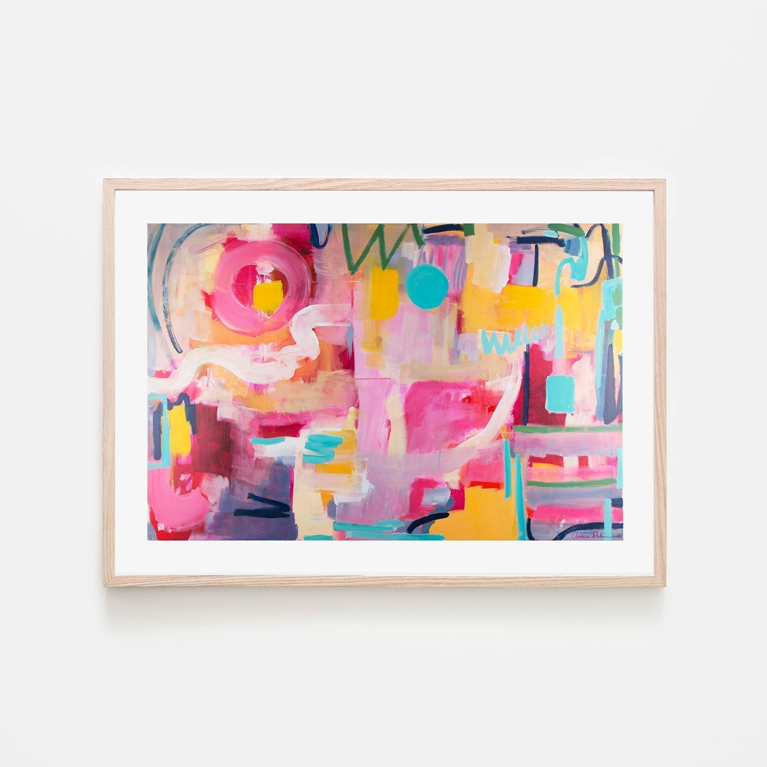 wall-art-print-canvas-poster-framed-Tennis Court , By Amira Rahim-GIOIA-WALL-ART