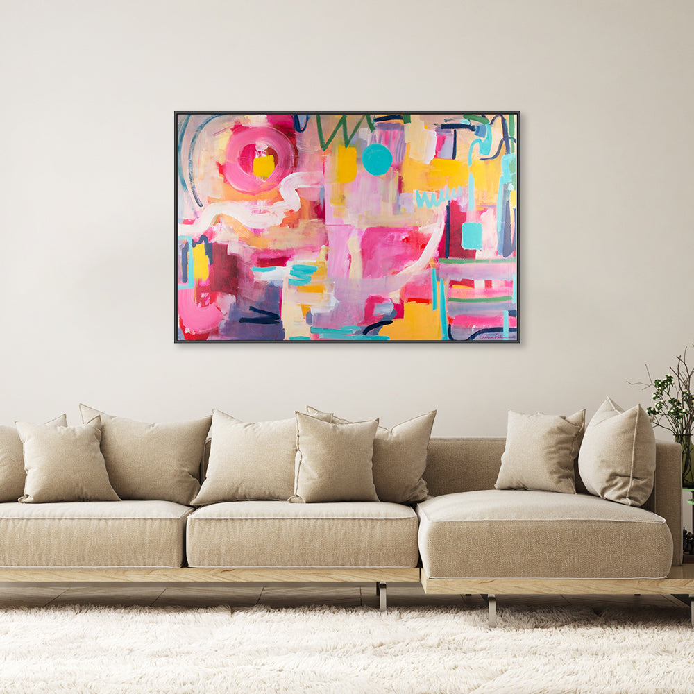 wall-art-print-canvas-poster-framed-Tennis Court , By Amira Rahim-GIOIA-WALL-ART