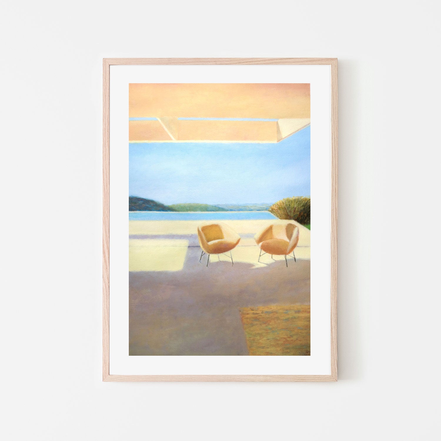 wall-art-print-canvas-poster-framed-Terrace , By Ieva Baklane-6