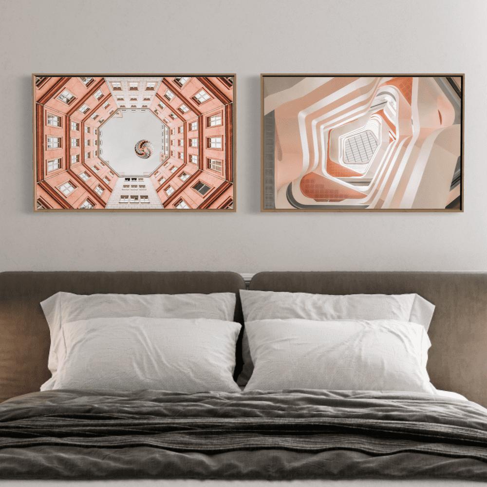 wall-art-print-canvas-poster-framed-The Aesthetics Brown, Set Of 2, Style B-by-Plus X Studio-Gioia Wall Art