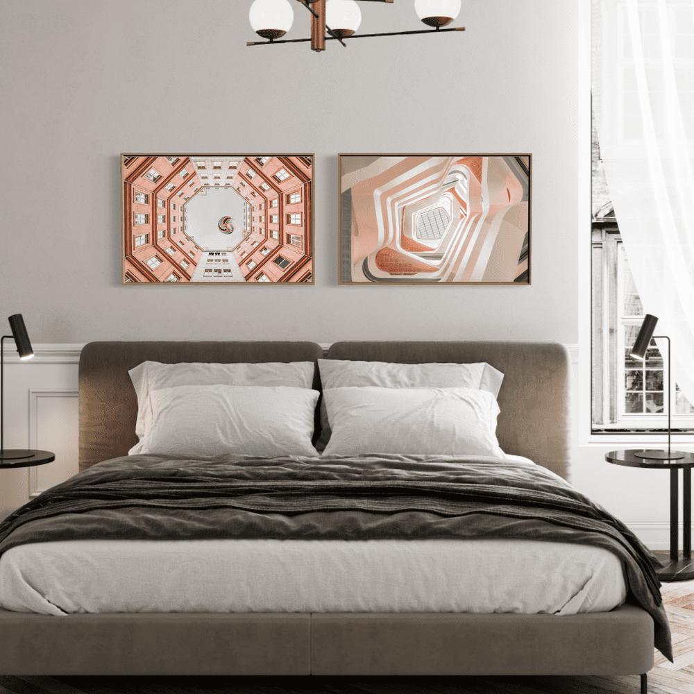 wall-art-print-canvas-poster-framed-The Aesthetics Brown, Set Of 2, Style B-by-Plus X Studio-Gioia Wall Art