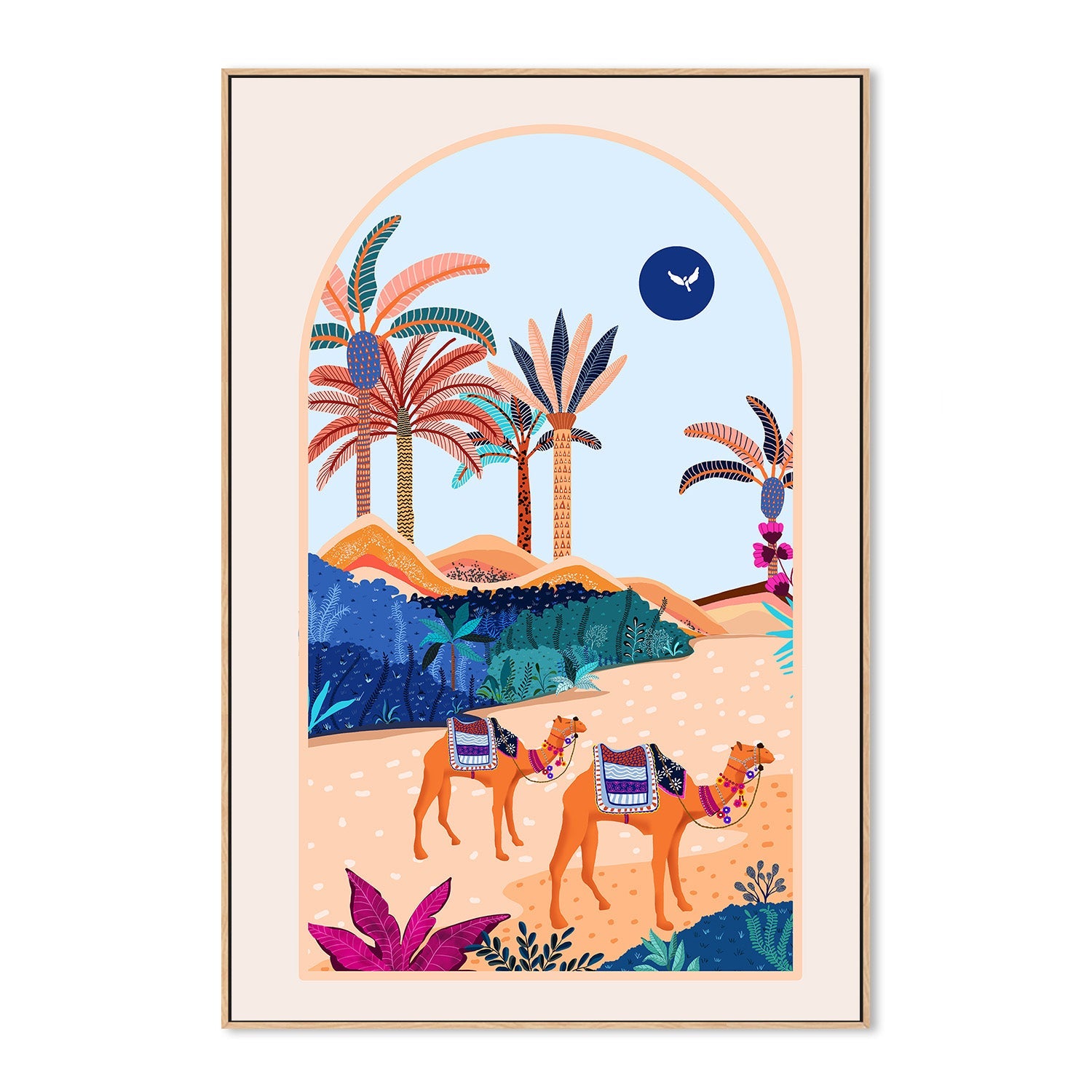 wall-art-print-canvas-poster-framed-The Arabian Desert-4
