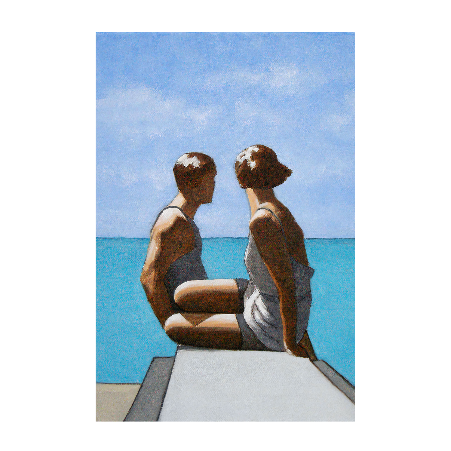 wall-art-print-canvas-poster-framed-The Bathers , By Sarah Morrissette-1