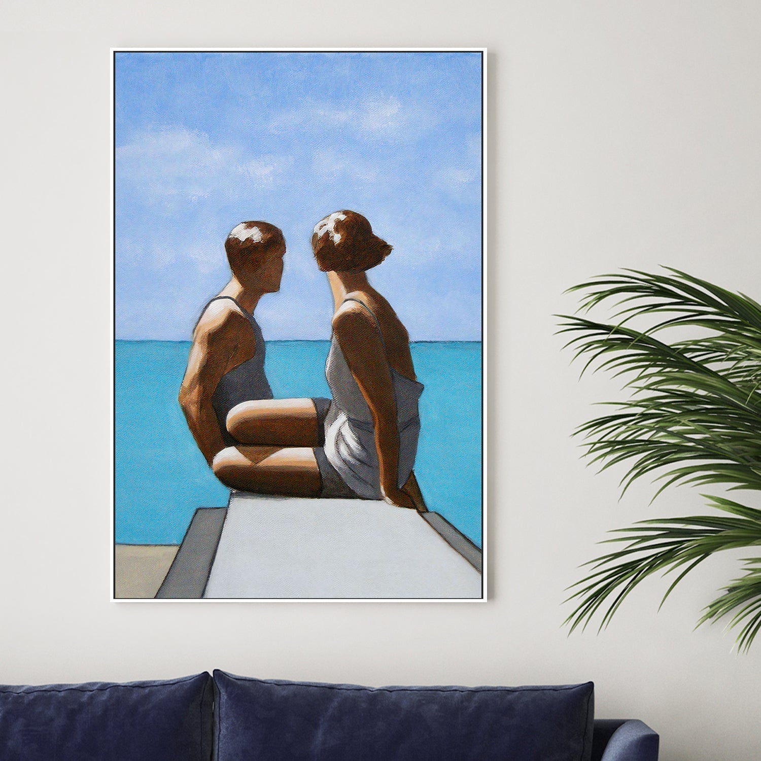 wall-art-print-canvas-poster-framed-The Bathers , By Sarah Morrissette-2