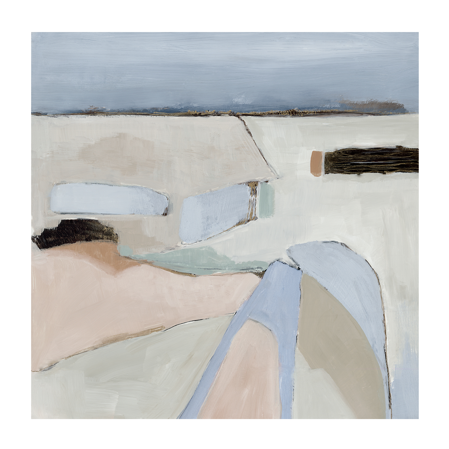 wall-art-print-canvas-poster-framed-The Beach , By Jacob Q-1