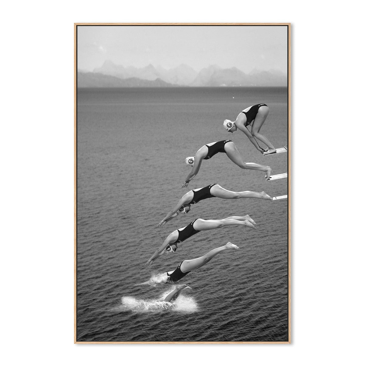 The Beauty Of Diving-Gioia-Prints-Framed-Canvas-Poster-GIOIA-WALL-ART