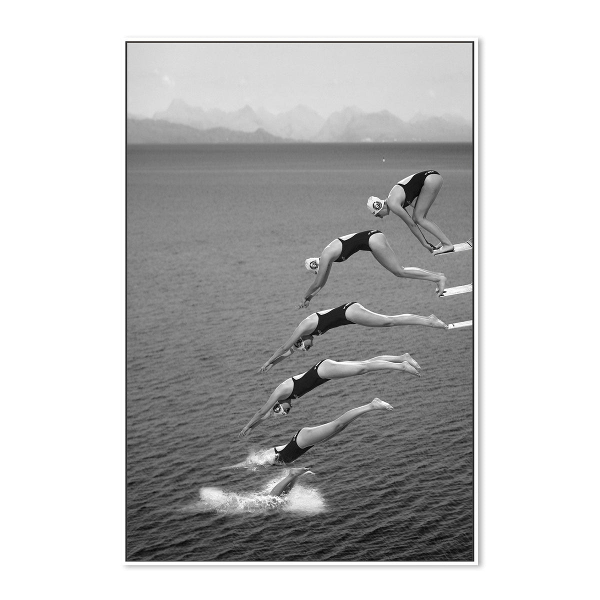The Beauty Of Diving-Gioia-Prints-Framed-Canvas-Poster-GIOIA-WALL-ART