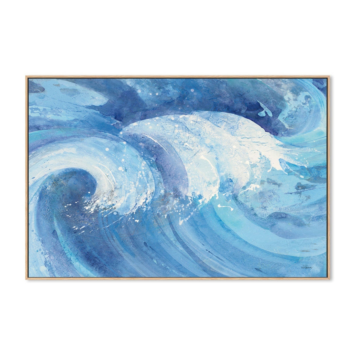 wall-art-print-canvas-poster-framed-The Big Wave , By Albena Hristova-GIOIA-WALL-ART