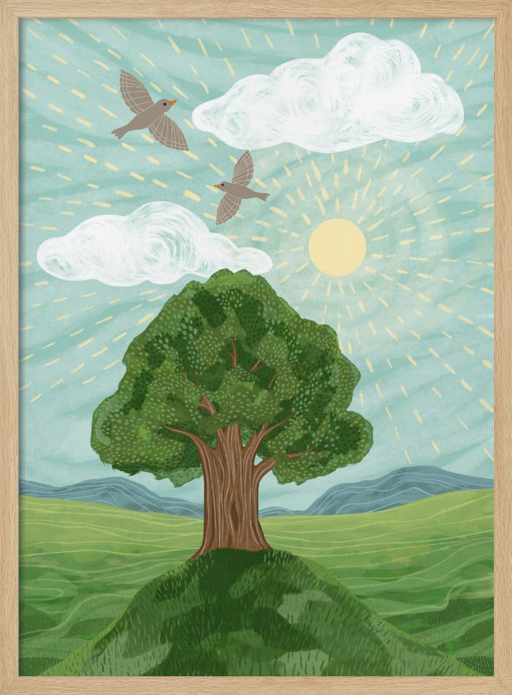 wall-art-print-canvas-poster-framed-The bird dance , By EMELIEmaria-4