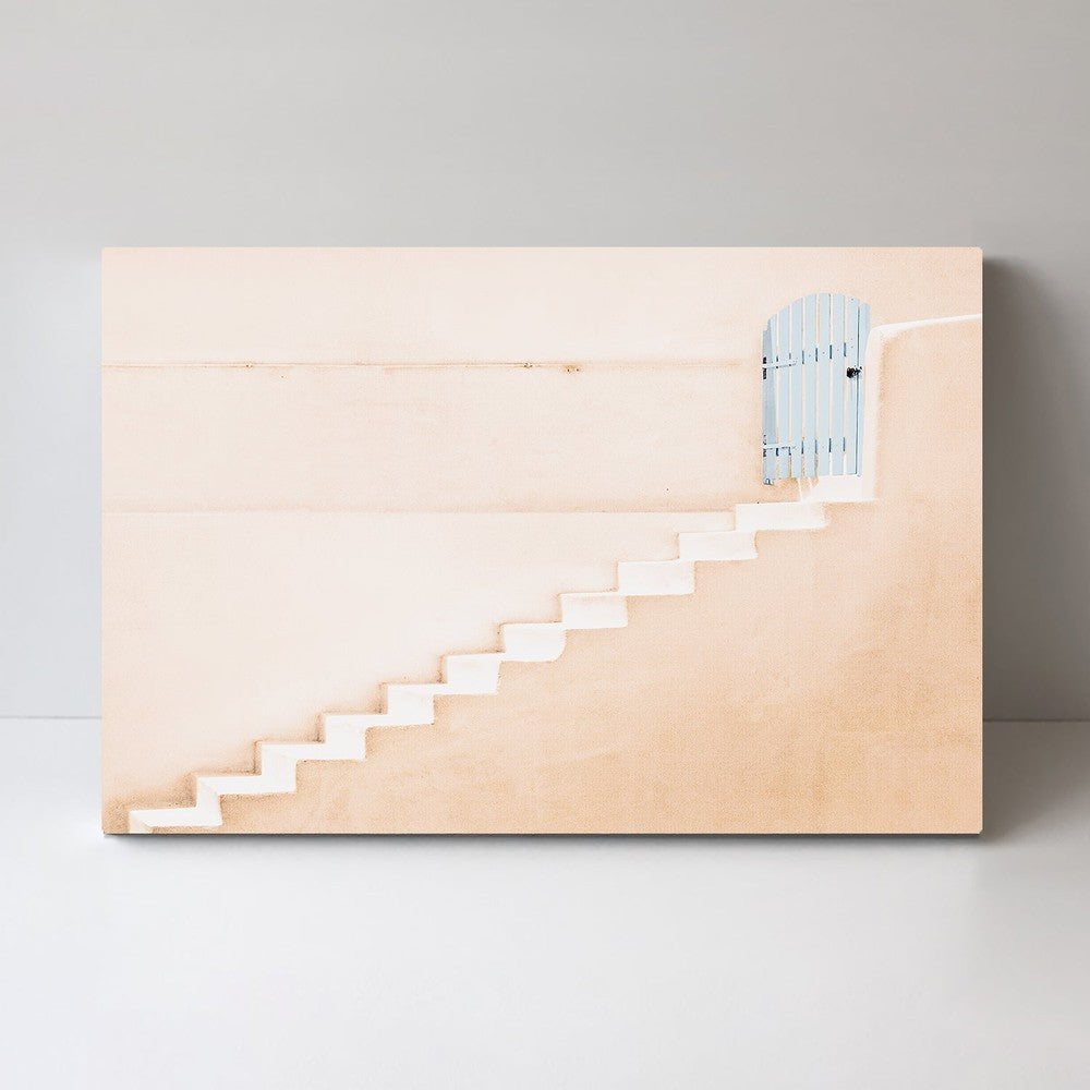 wall-art-print-canvas-poster-framed-The Blue Gate, By Linda Wride-by-Plus X Studio-Gioia Wall Art