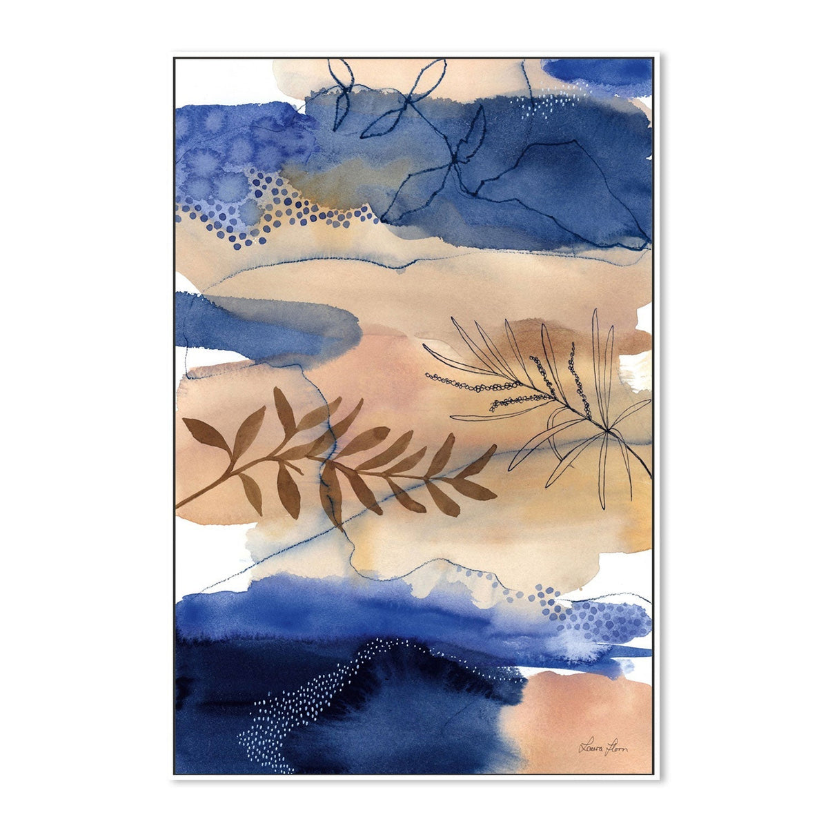 wall-art-print-canvas-poster-framed-The Branch and the River-by-Laura Horn-Gioia Wall Art
