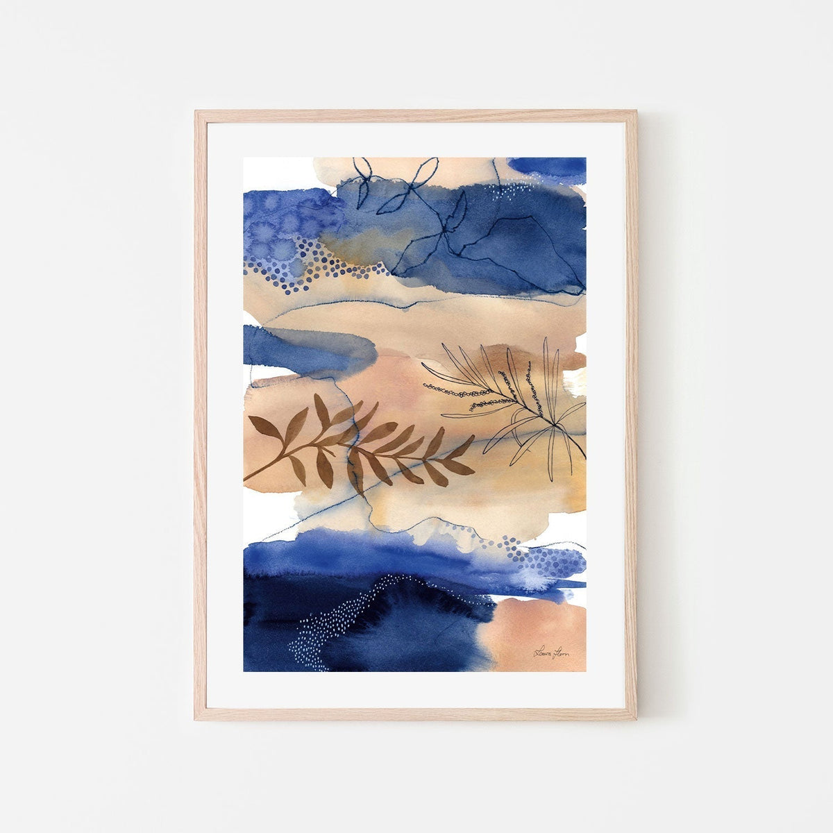 wall-art-print-canvas-poster-framed-The Branch and the River-by-Laura Horn-Gioia Wall Art