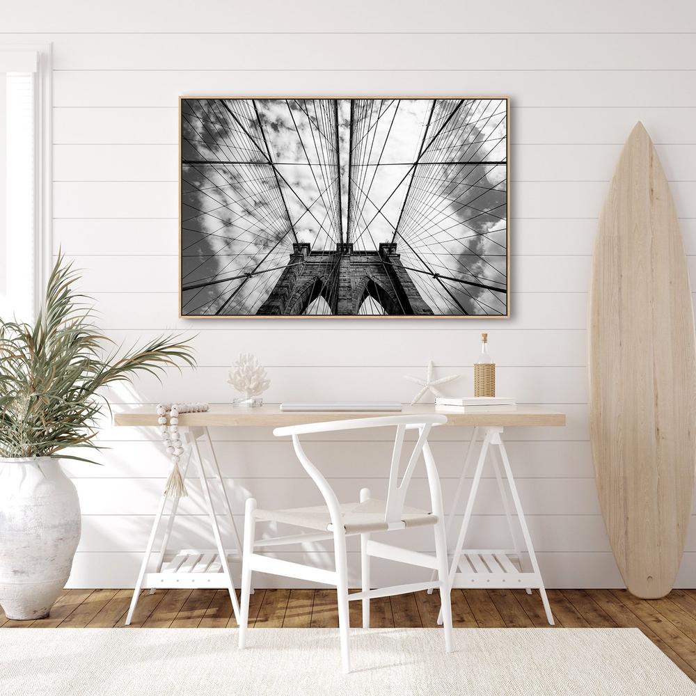 wall-art-print-canvas-poster-framed-The Bridge, By Susumu Nihashi-by-Plus X Studio-Gioia Wall Art