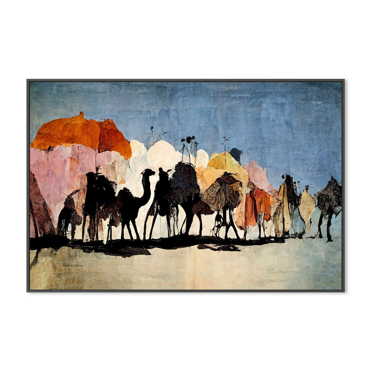 wall-art-print-canvas-poster-framed-The Caravan , By Treechild-GIOIA-WALL-ART