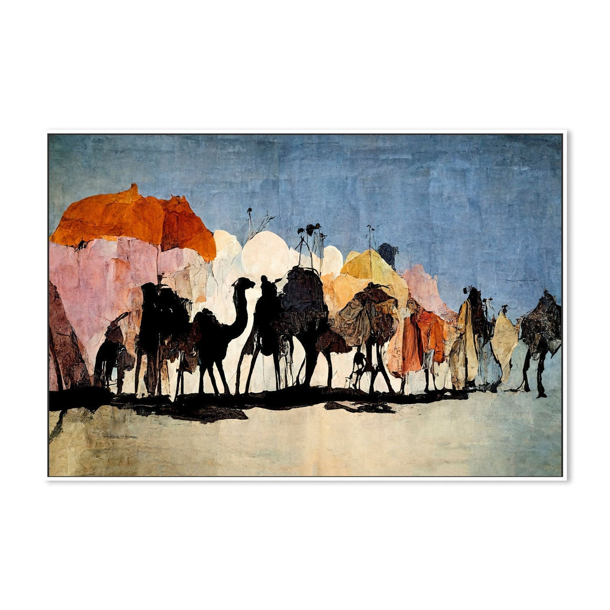 wall-art-print-canvas-poster-framed-The Caravan , By Treechild-GIOIA-WALL-ART