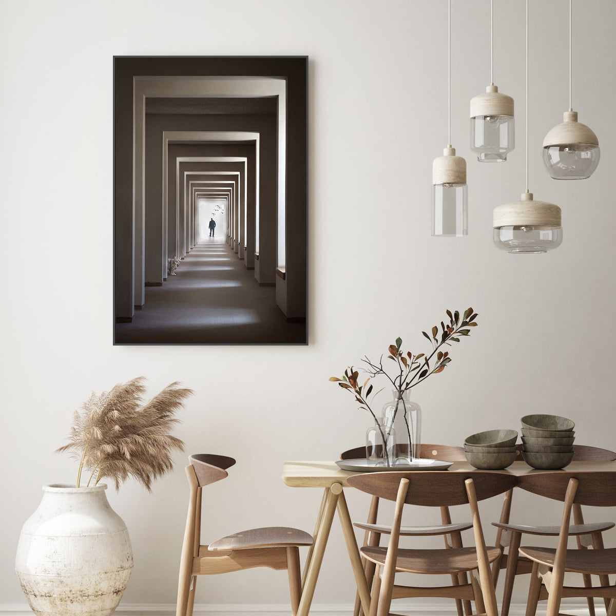 wall-art-print-canvas-poster-framed-The Cat Who Walks Through Walls, by Tomer Eliash-by-Plus X Studio-Gioia Wall Art
