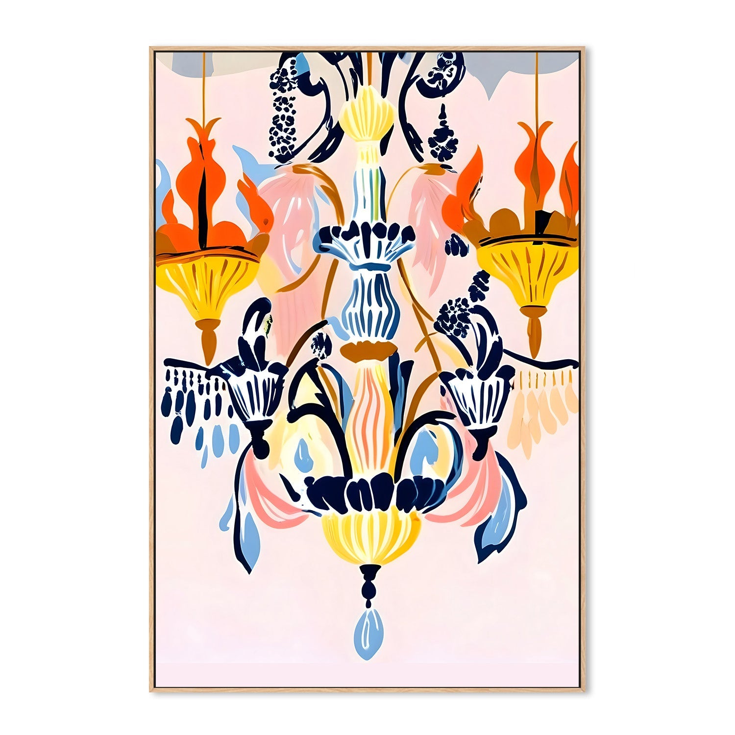 wall-art-print-canvas-poster-framed-The Chandelier-4
