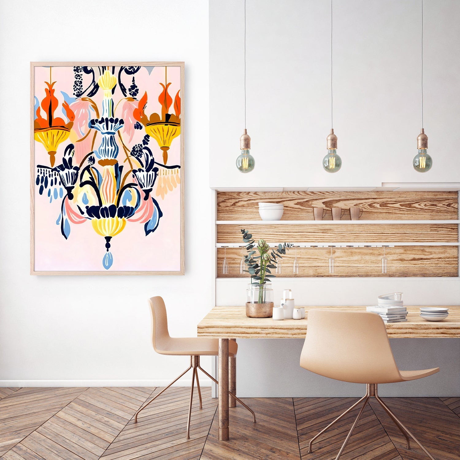 wall-art-print-canvas-poster-framed-The Chandelier-9