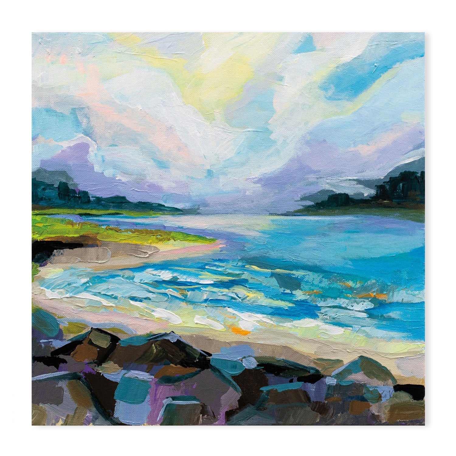 wall-art-print-canvas-poster-framed-The Coastline-by-Jeanette Vertentes-Gioia Wall Art