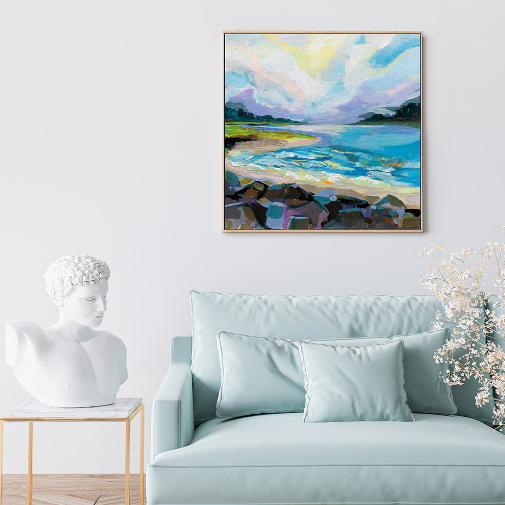 wall-art-print-canvas-poster-framed-The Coastline-by-Jeanette Vertentes-Gioia Wall Art