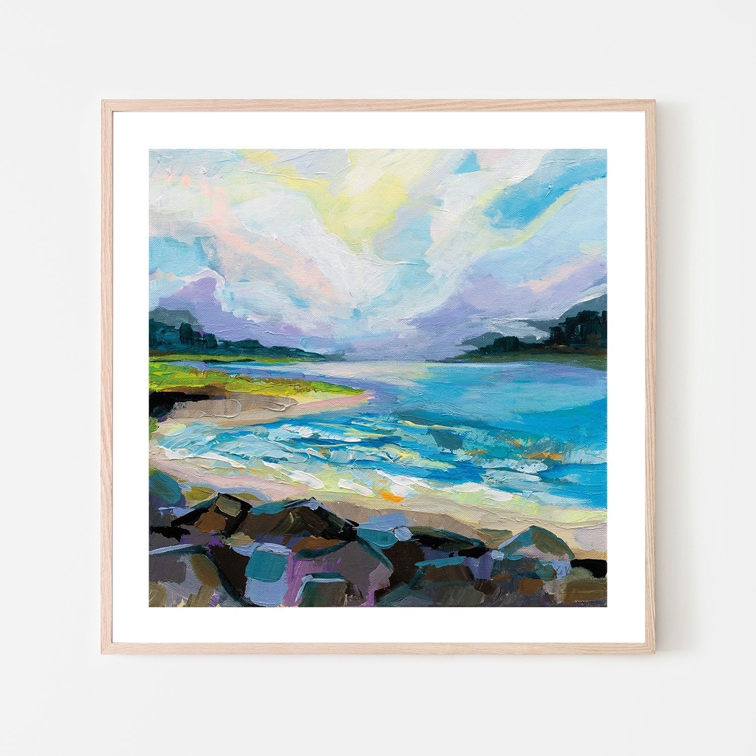wall-art-print-canvas-poster-framed-The Coastline-by-Jeanette Vertentes-Gioia Wall Art