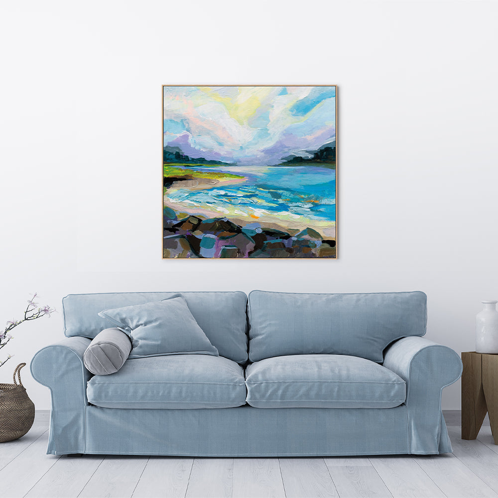 wall-art-print-canvas-poster-framed-The Coastline-by-Jeanette Vertentes-Gioia Wall Art