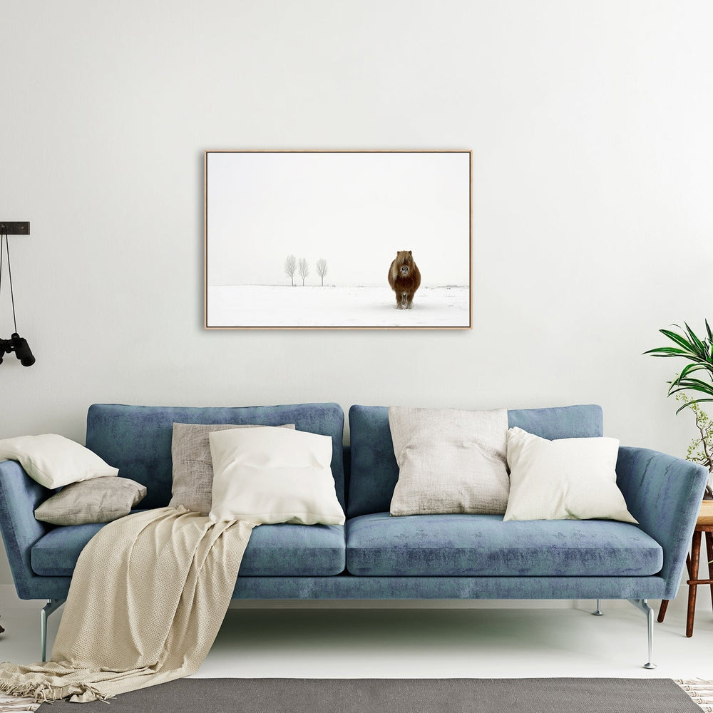 wall-art-print-canvas-poster-framed-The Cold Pony, By Gert Van Den Bosch-by-Plus X Studio-Gioia Wall Art