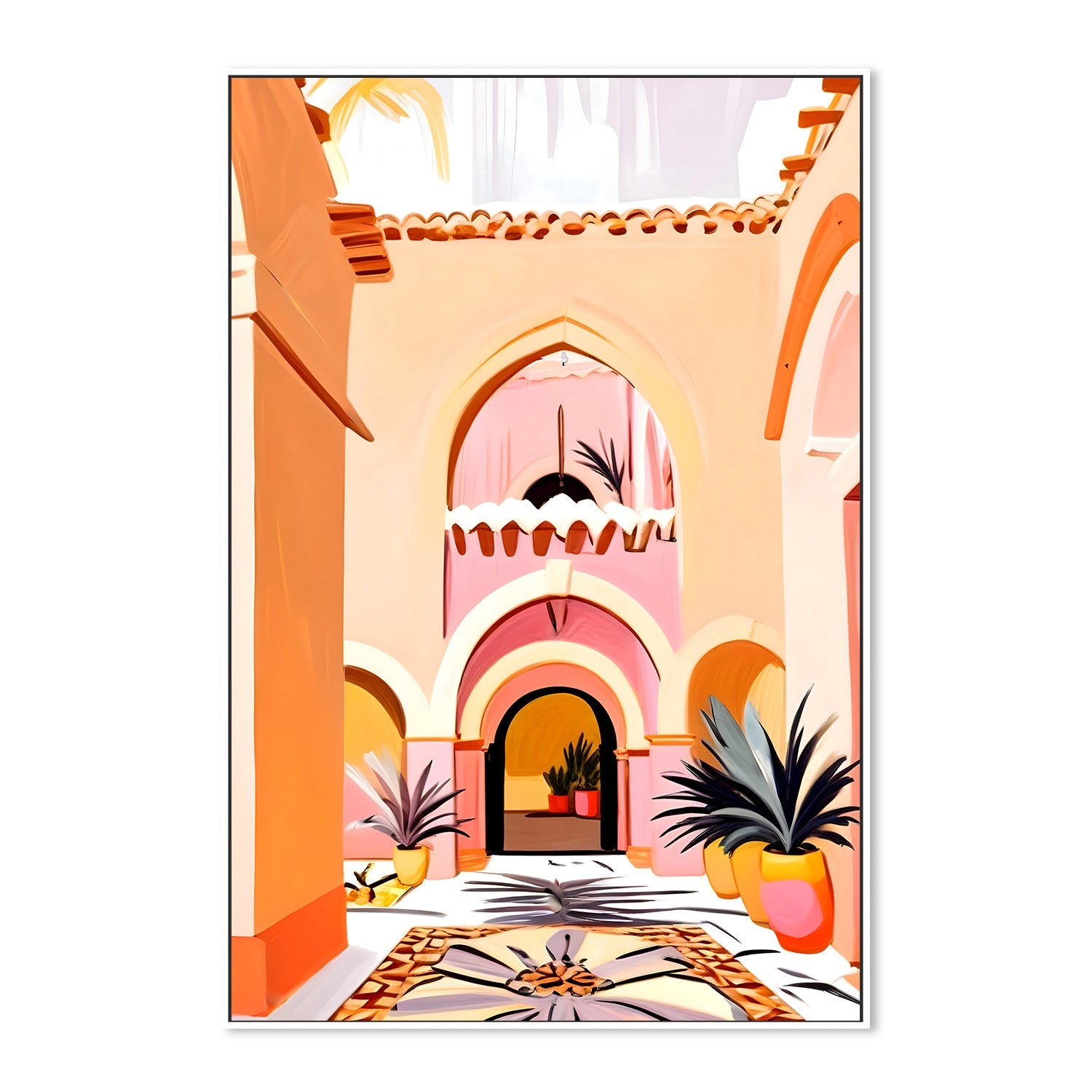 wall-art-print-canvas-poster-framed-The Courtyard-5