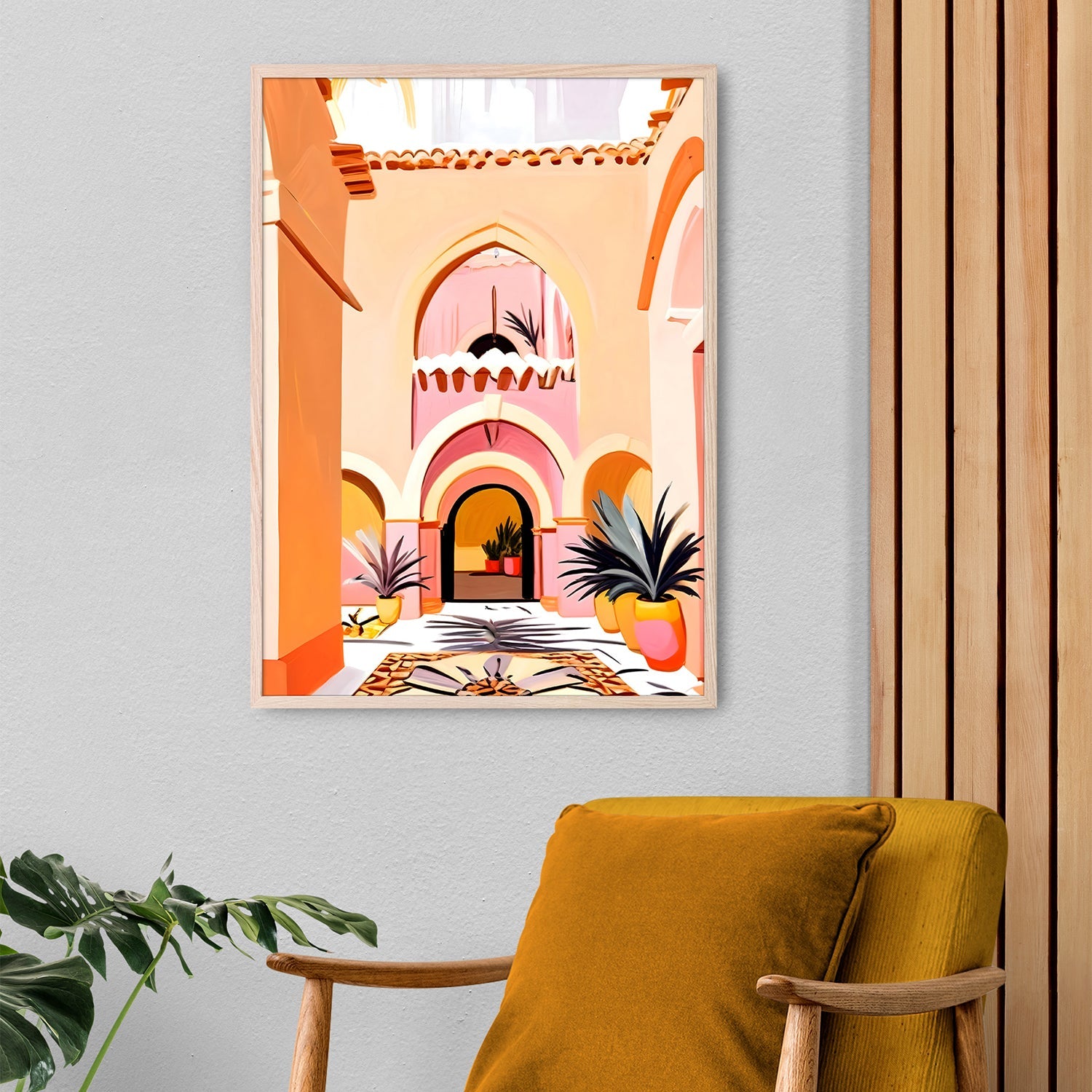 wall-art-print-canvas-poster-framed-The Courtyard-9