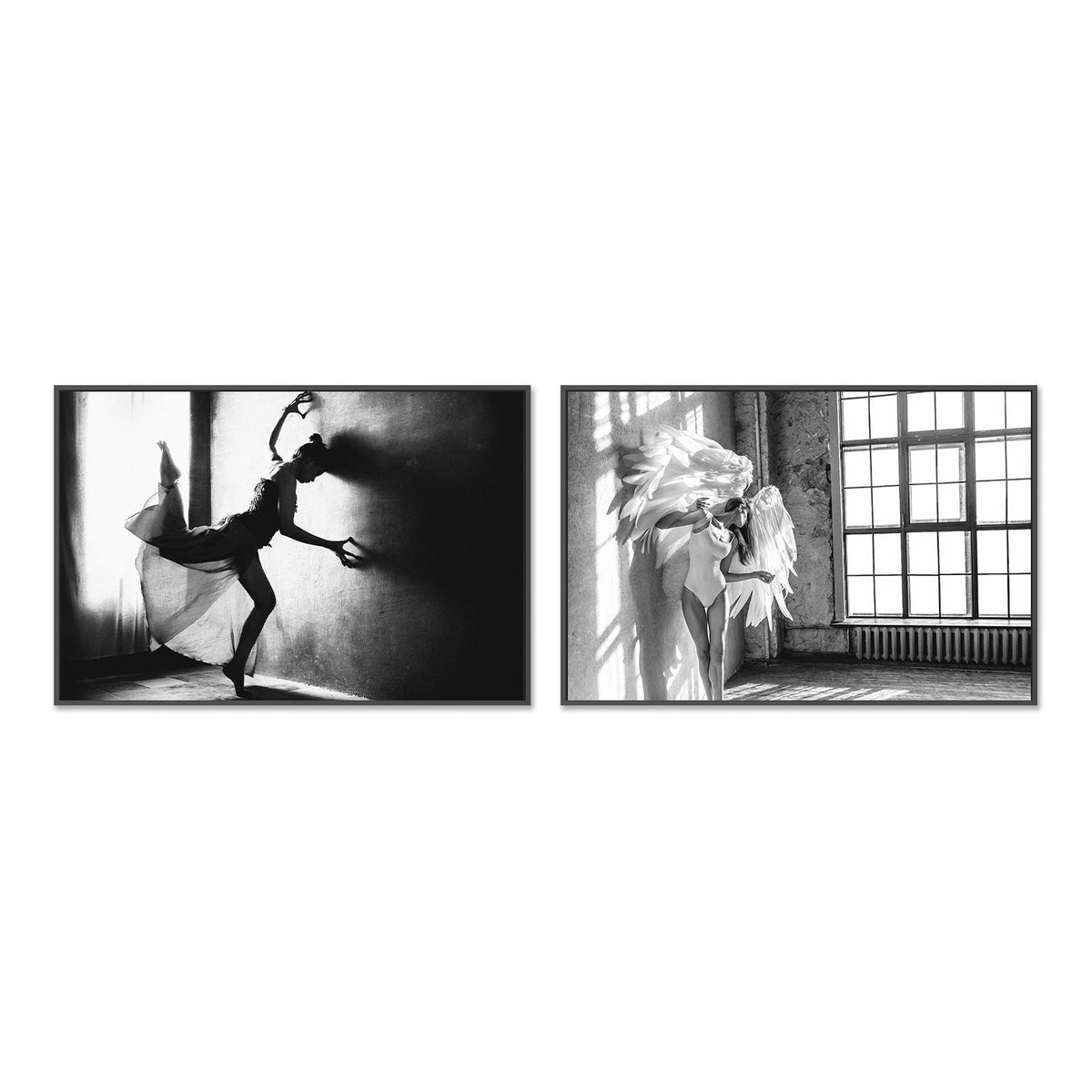 wall-art-print-canvas-poster-framed-The Dance, Set of 2-by-Plus X Studio-Gioia Wall Art