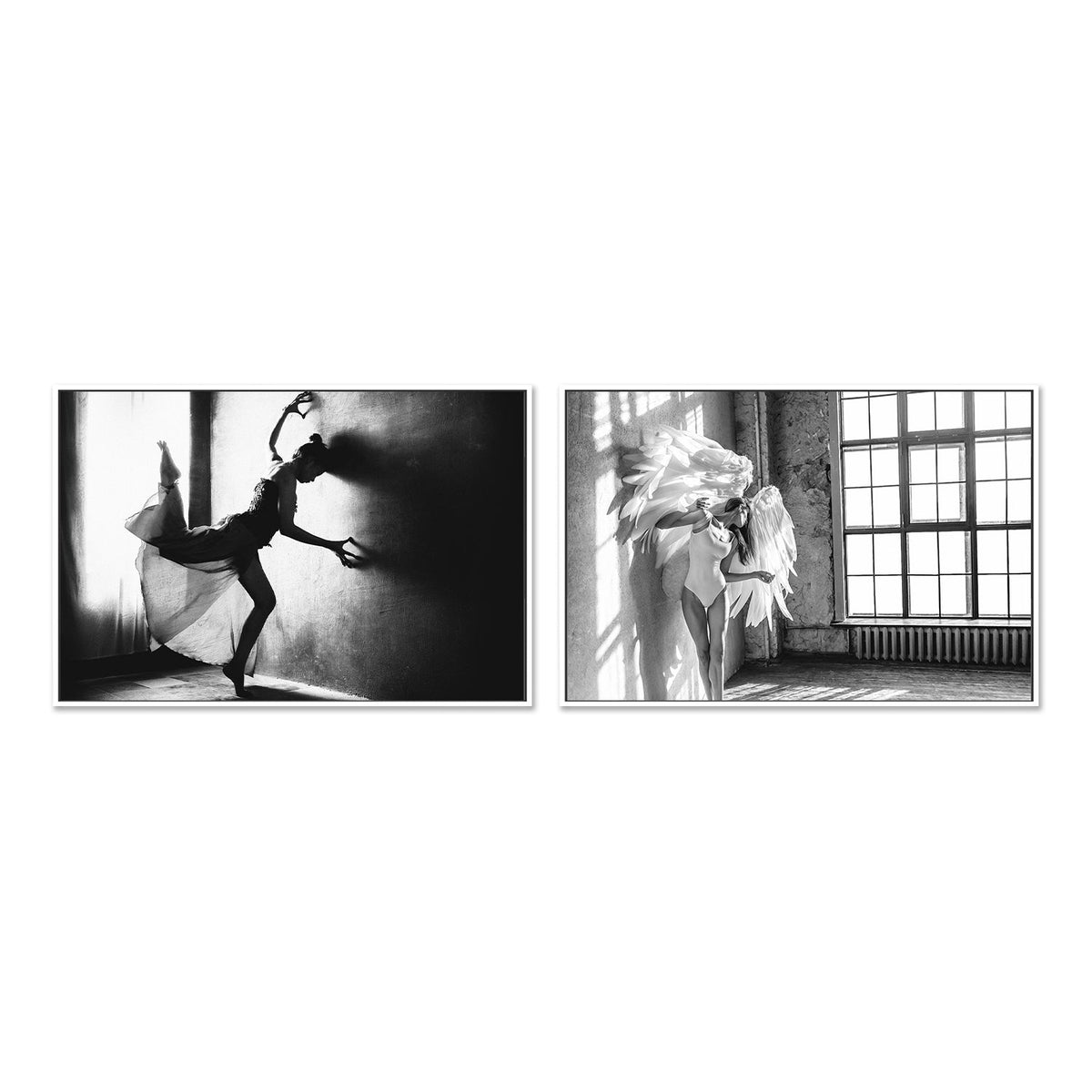 wall-art-print-canvas-poster-framed-The Dance, Set of 2-by-Plus X Studio-Gioia Wall Art