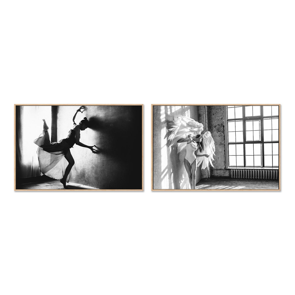 wall-art-print-canvas-poster-framed-The Dance, Set of 2-by-Plus X Studio-Gioia Wall Art