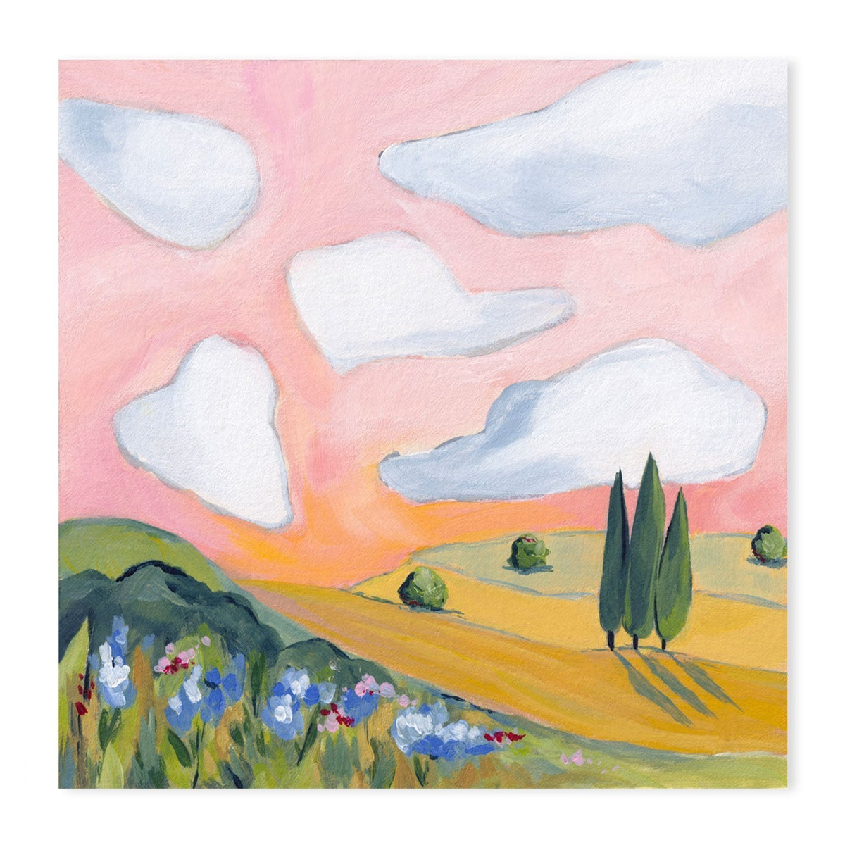 wall-art-print-canvas-poster-framed-The Eternal Horizon-by-Lia Nell-Gioia Wall Art