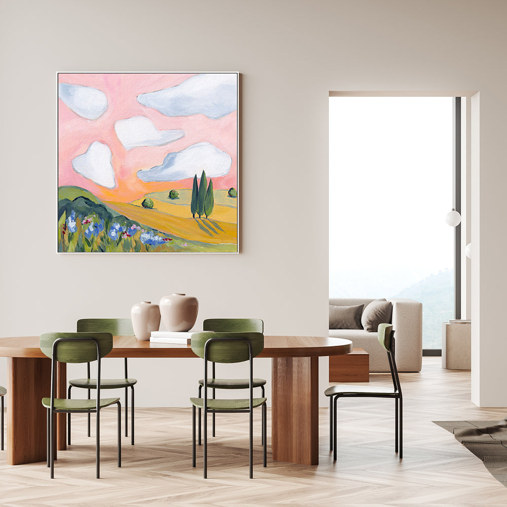 wall-art-print-canvas-poster-framed-The Eternal Horizon-by-Lia Nell-Gioia Wall Art