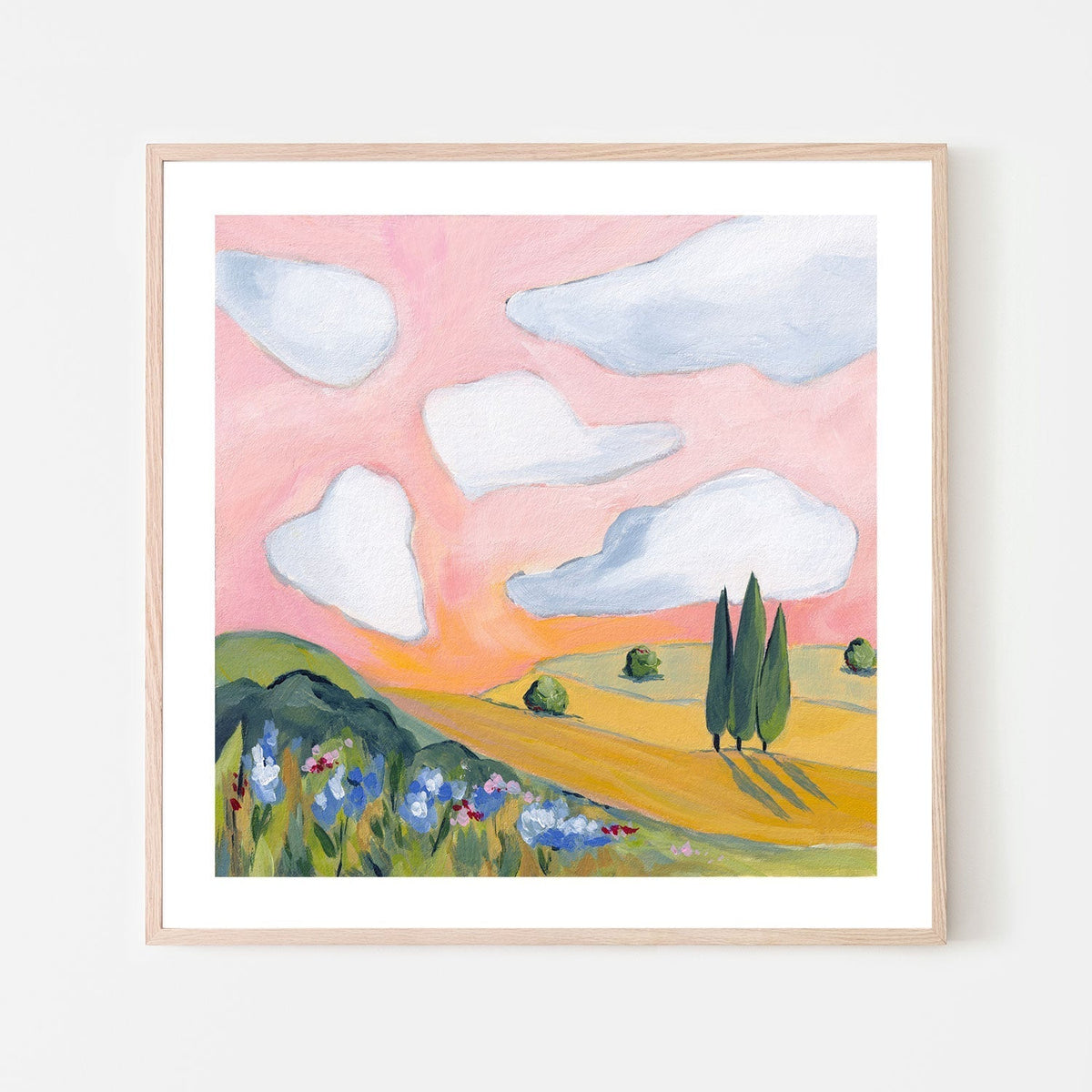 wall-art-print-canvas-poster-framed-The Eternal Horizon-by-Lia Nell-Gioia Wall Art